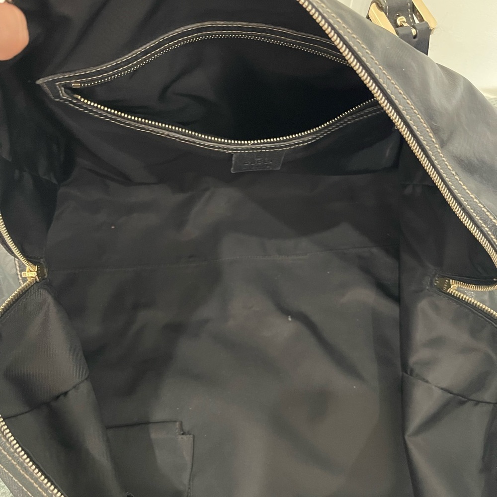 Gucci Black Dialux Britt Leather Boston Bag with Gold Hardware. COA. - Picture 7 of 13